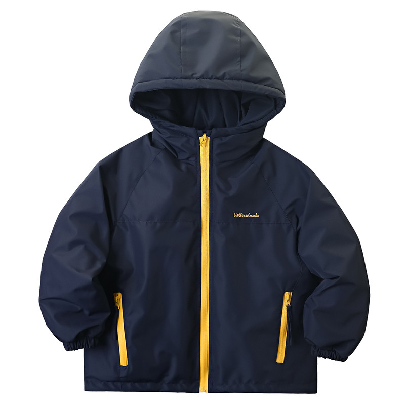 男童加厚棉服秋冬2026新款外套