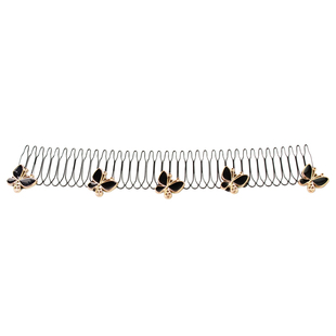 加长款花朵碎发整理神器气质后脑勺成人拉拉发梳刘海碎发插梳发卡