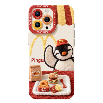 麦门pingu企鹅手机壳适用于苹果