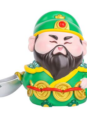 可爱五路财神爷招财车载摆件礼物