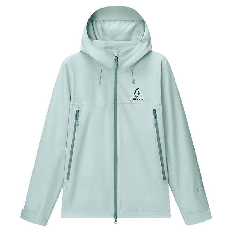 骆驼企鹅户外单层冲锋衣女春夏好看外套防风防水情侣徒步登山服男