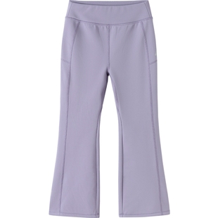 巴拉巴拉女童裤子中大童加绒喇叭裤秋冬季新款儿童打底裤宝宝长裤