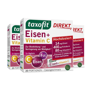 【自营】德国修女成人孕妇女性哺乳期贫血补血含叶酸补铁粉剂*3盒