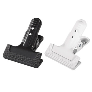 【4只装】白色金属摄影大力夹背景布背景纸PVC板夹子柔光屏黑色背景架固定支架宽口硫酸纸摄影棚拍摄拍照道具