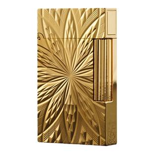 正品法国都柏特朗声充气打火机全铜钢音侧滑轮高端送男士七夕礼品