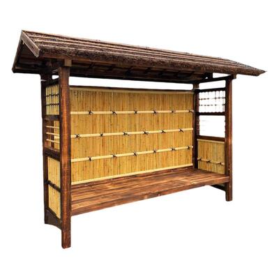 茶台户外竹木凉亭庭院装饰喝茶亭