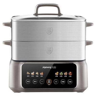 【全钢0塑】九阳猛火速蒸电蒸锅