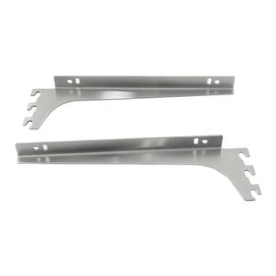 鑫何固不锈钢3233层板托AA柱梯柱货架木板托支撑架置物架加厚支架