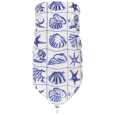 sincethen海边度假抹胸头巾美式