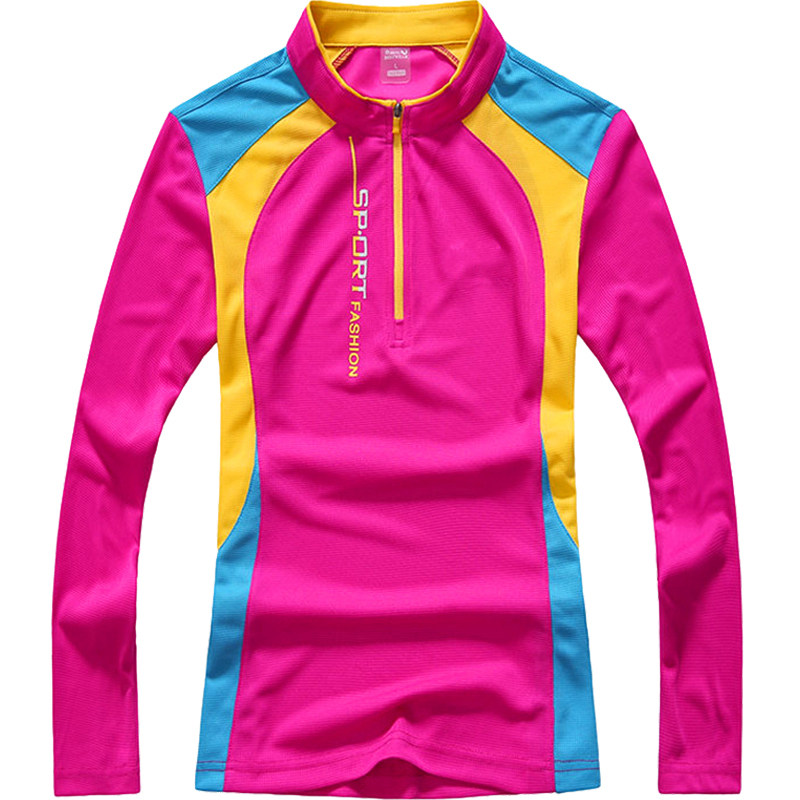 户外长袖速干衣登山服大码