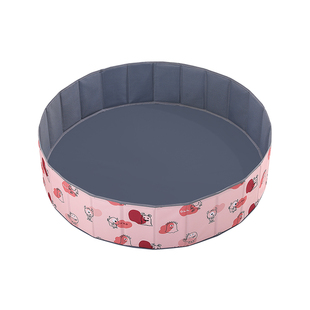 海洋球池宝宝家用室内折叠围栏儿童塑料波波球婴儿游戏池滑梯球池