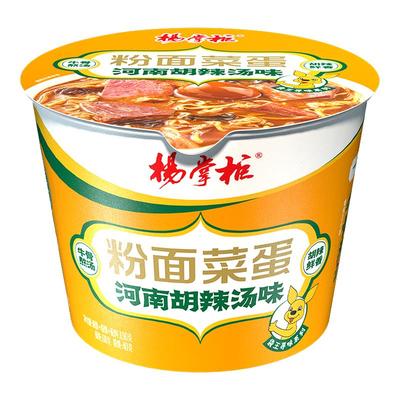 杨掌柜粉菜蛋面河南胡辣汤味桶装