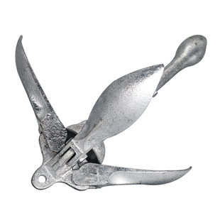 船锚钓鱼船专用充气橡皮艇皮划艇折叠莲花锚碳钢钓鱼固定船用铁锚