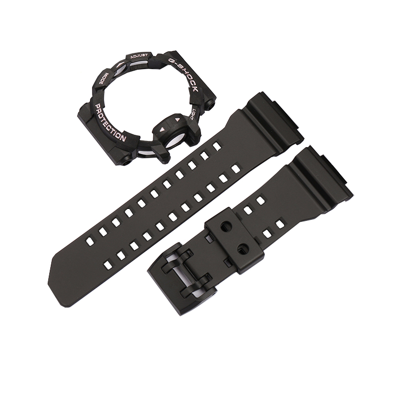 树脂表带表壳男手表配件适用于卡西欧GA400 GBA401运动防水手表带