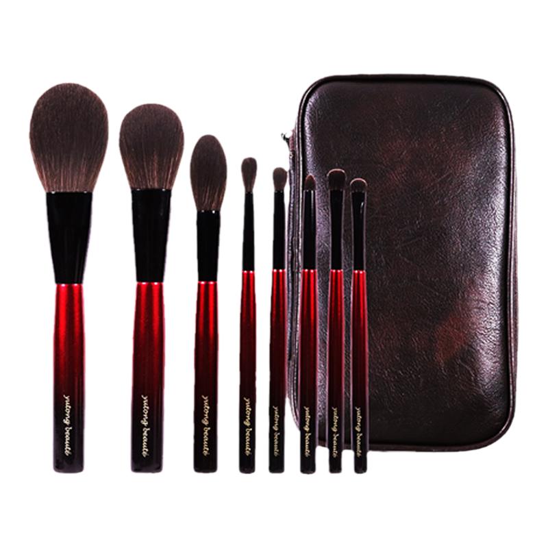 雨潼彩妆极地玫瑰8支/13支化妆刷全套初学者彩妆工具眼影散粉刷子