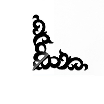 角花贴玻璃门客厅墙角贴镜子柜子