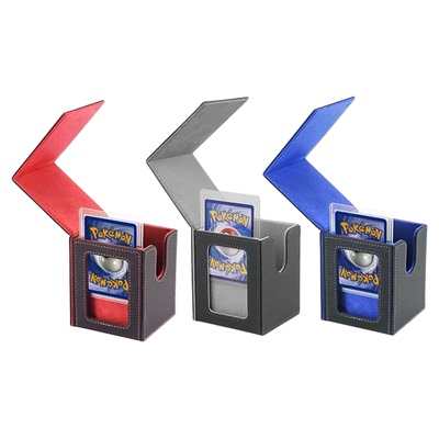 开窗卡盒卡牌收纳牌盒小马宝莉万智牌游戏王宝可梦PTCG海贼王dtcg