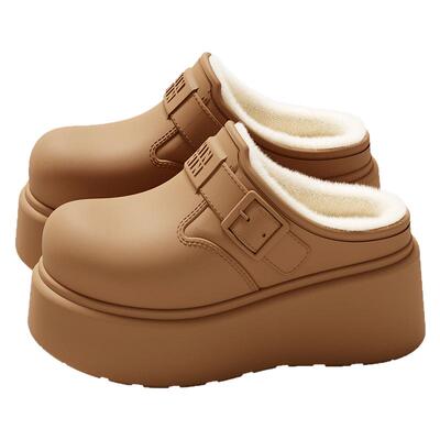 厚底棉拖鞋女款2025新款防滑保暖