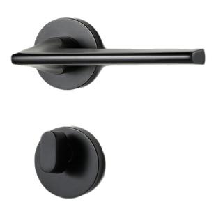 名门隐形门锁单面把手锁暗装暗藏式隐藏背景墙特殊锁黑色暗门锁