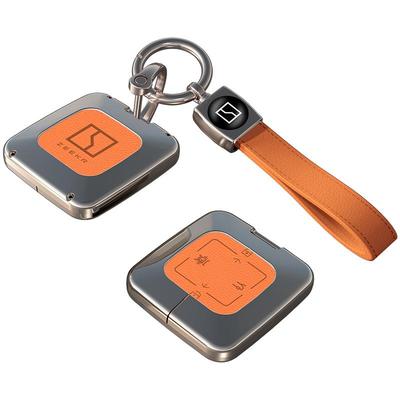 适用于极氪钥匙套带标金属壳