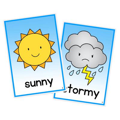 早教天气四季冷暖感受英文启蒙