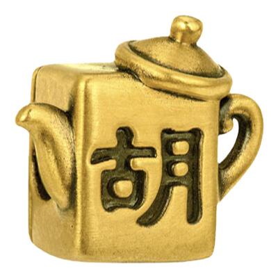 MONOLOGUE独白当局者潮麻将把把胡复古黄金转运珠MR1336生日礼物
