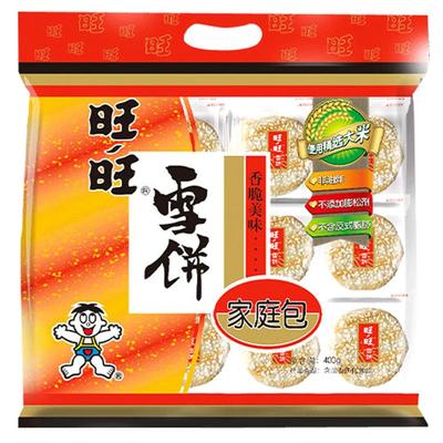 旺旺米饼休闲膨化零食400g×3包