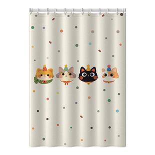 小窗户遮光窗帘布2026新款卧室免打孔飘窗防晒遮阳简易安装儿童房