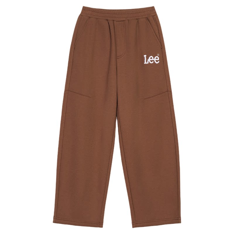 Leekids加绒秋冬男女童阔腿裤
