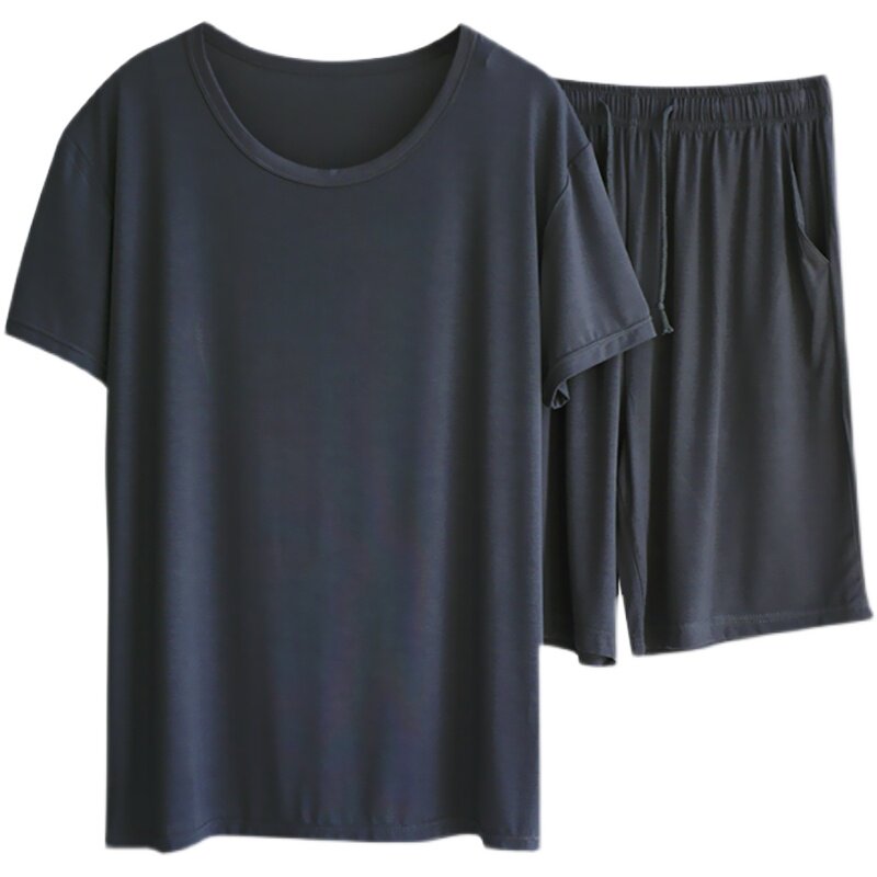 莫代尔五分裤休闲运动套头家居服
