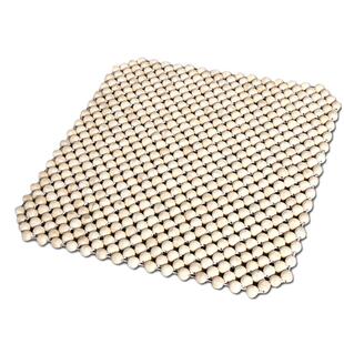 高档大气汽车四方香木香樟木珠桧木夏季单片通用型凉垫按摩座垫男