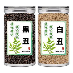 中药黑丑二丑白丑牵牛子喇叭花子白千牛籽药用野生新鲜干货泡水喝