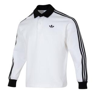 Adidas阿迪达斯三叶草男装2026春季新款3S PL休闲长袖T恤KE3575