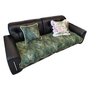 沙发垫中古风直排沙发坐垫防滑抗皱高端四季通用布艺不起球可机洗