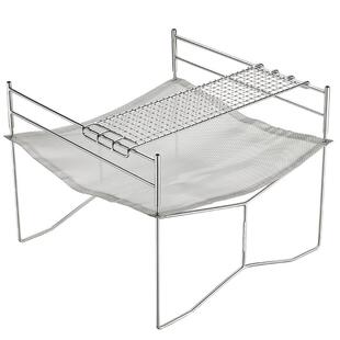 CAMPINGMOON柯曼折叠轻量焚火架SOLO-201登山野餐烧烤架露营烤肉