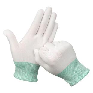 PU涂指涂掌手套 透气弹力舒适 园艺维修 搬运家务 涂浸胶薄款手套