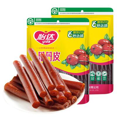 怡达果丹皮老式山楂卷果脯小零食