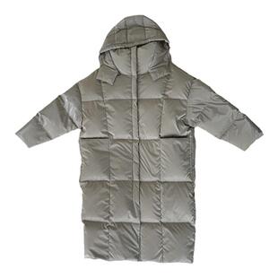 PAPERLLL轻薄黑色羽绒服女款2025年冬季新款亮面长款白色鸭绒外套