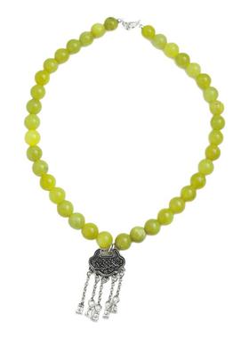 臻致黄绿晶畅然链【情绪疏导管】舒畅心境压力12mm天然水晶项链