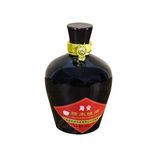 海安糯米陈酒传统型甜黄酒450ml*6瓶坛陈正宗南通特产李堡牌整箱