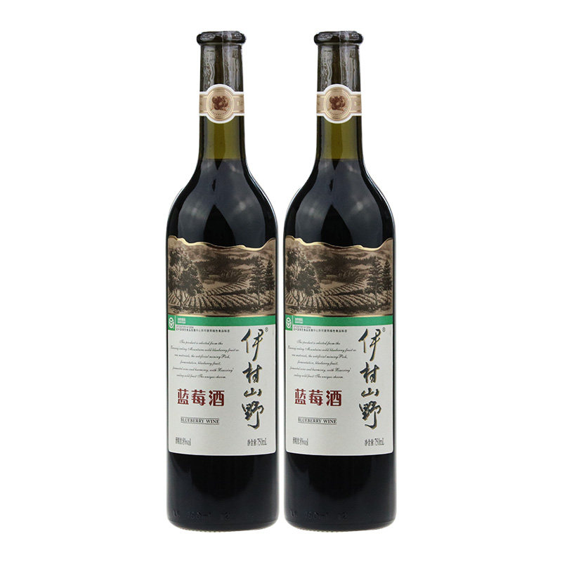 蓝莓微醺东北特产伊村山野果酒