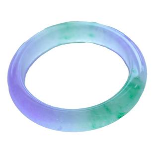 冰种飘花绿色指环春带彩独龙玉男戒紫罗兰女款石英岩玉酷似翡翠绿