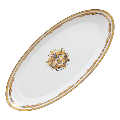 罗莎琳德18英寸加长骨瓷鱼盘