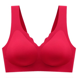 都市丽人属马本命年内衣套装女士无痕美背聚拢结婚鸿运大红色文胸