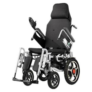 上海贝珍电动轮椅智能全自动高靠背老年残疾人代步车锂电池可躺