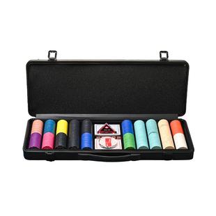 猎富德州扑克陶瓷筹码套装专业高端德扑poker牌币43mm可定制