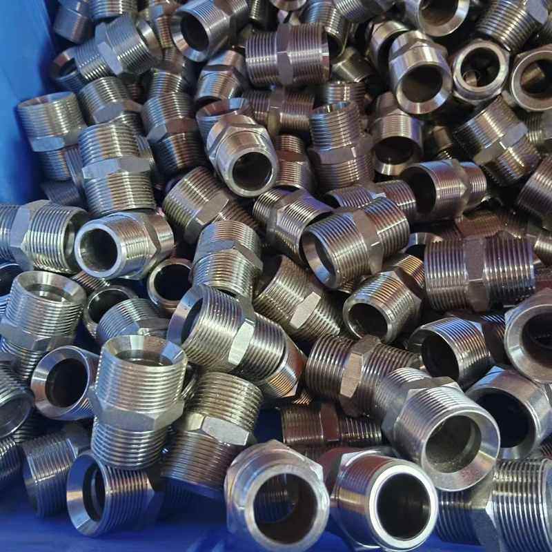 快速接头可调式过渡接头卡套式304不锈钢接头高压液压过渡接头