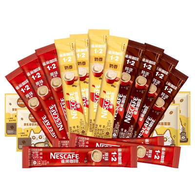 雀巢特浓三合一速溶咖啡90条盒装
