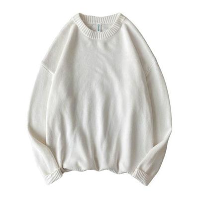 男士毛衣春秋款圆领纯色针织打底衫男抗起球薄款毛衫半高领毛线衣