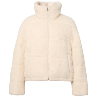 【90鸭绒】诗凡黎摇粒绒外套2024年冬新款保暖甜美俏皮短款羽绒服